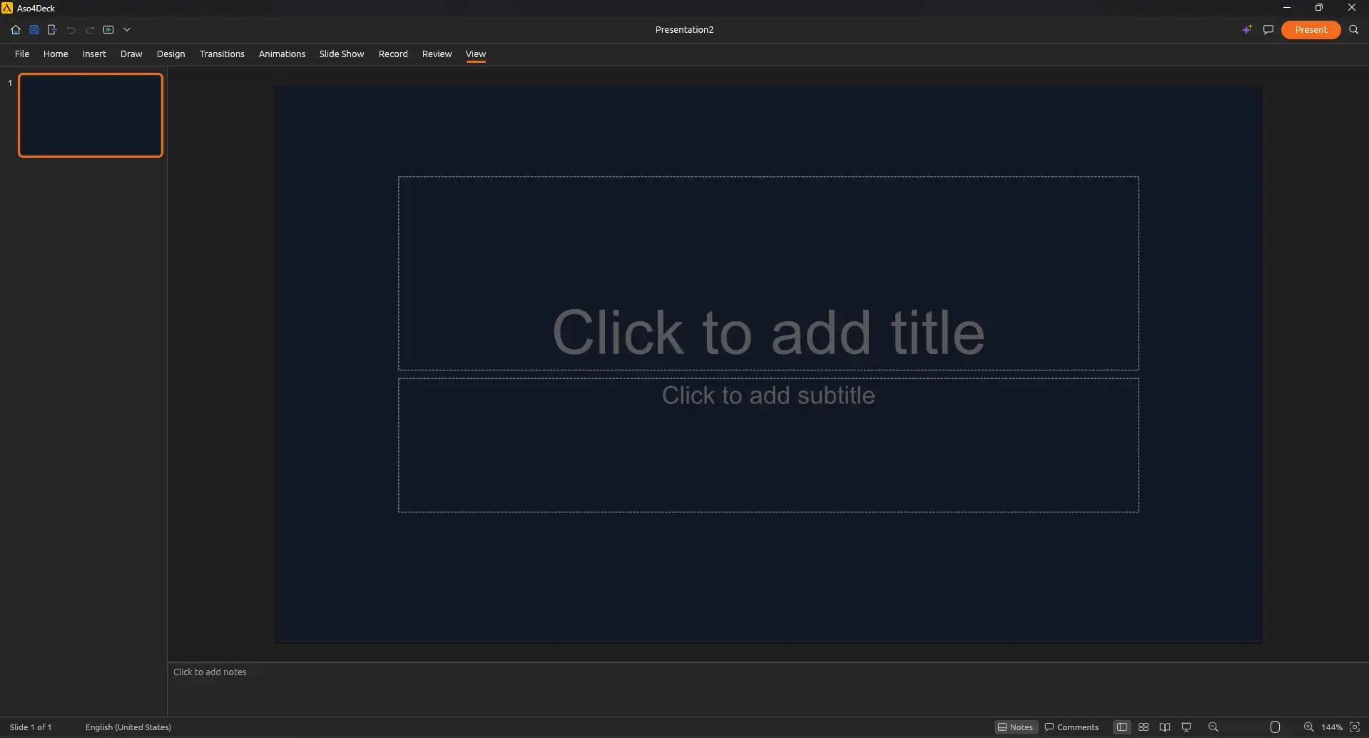 Aso4Deck application screenshot